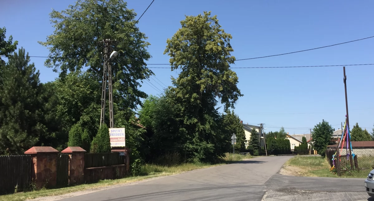 Ulica Strażacka w Gadce. Fot. archiwalne