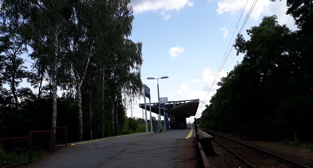 Przystanek PKP Otwock Świder - zdjęcie archiwalne