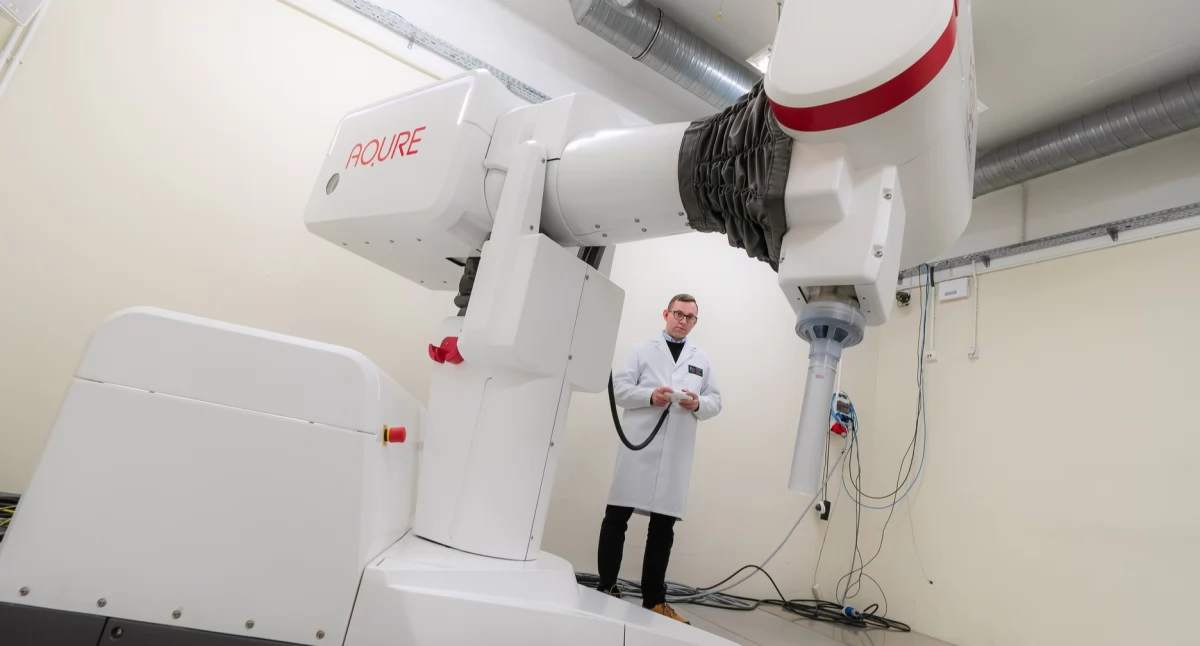 Nowoczesny aplikator z Narodowego Centrum Badań Jądrowych w Otwocku Świerku. Fot. NCBJ