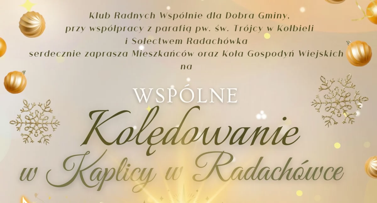 Imprezy - wydarzenia, Wspólne kolędowanie Radachówce - zdjęcie, fotografia