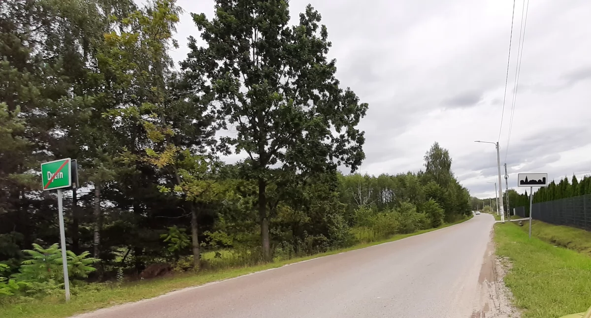 Droga powiatowa Dyzin - Jatne. for, archiwum