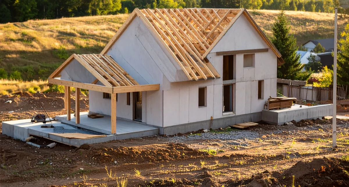 Dom w budowie - zdjęcie ilustracyjne