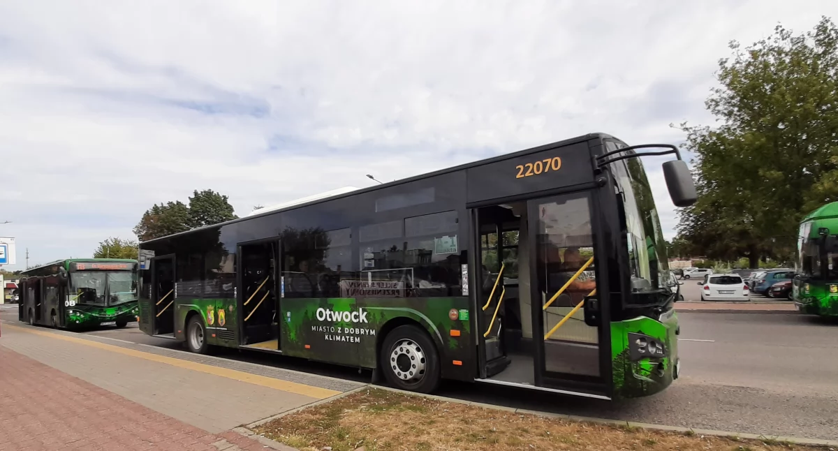 Autobusy miejskie w Otwocku. fot archiwum