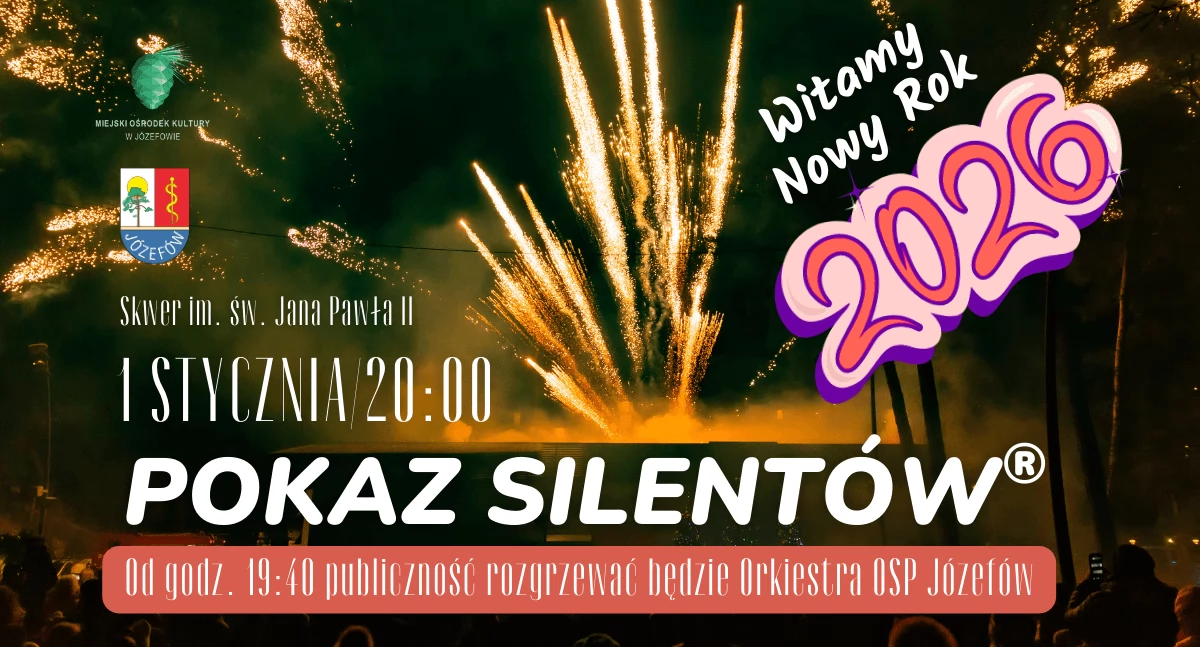 Imprezy - wydarzenia, Świetlne widowisko Józefowie - zdjęcie, fotografia