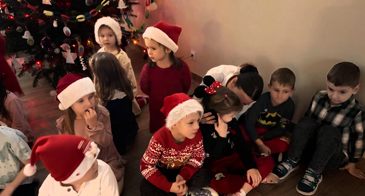 Edukacja - nauka, Rodzinne kolędowanie Przedszkolu Otwocku - zdjęcie, fotografia