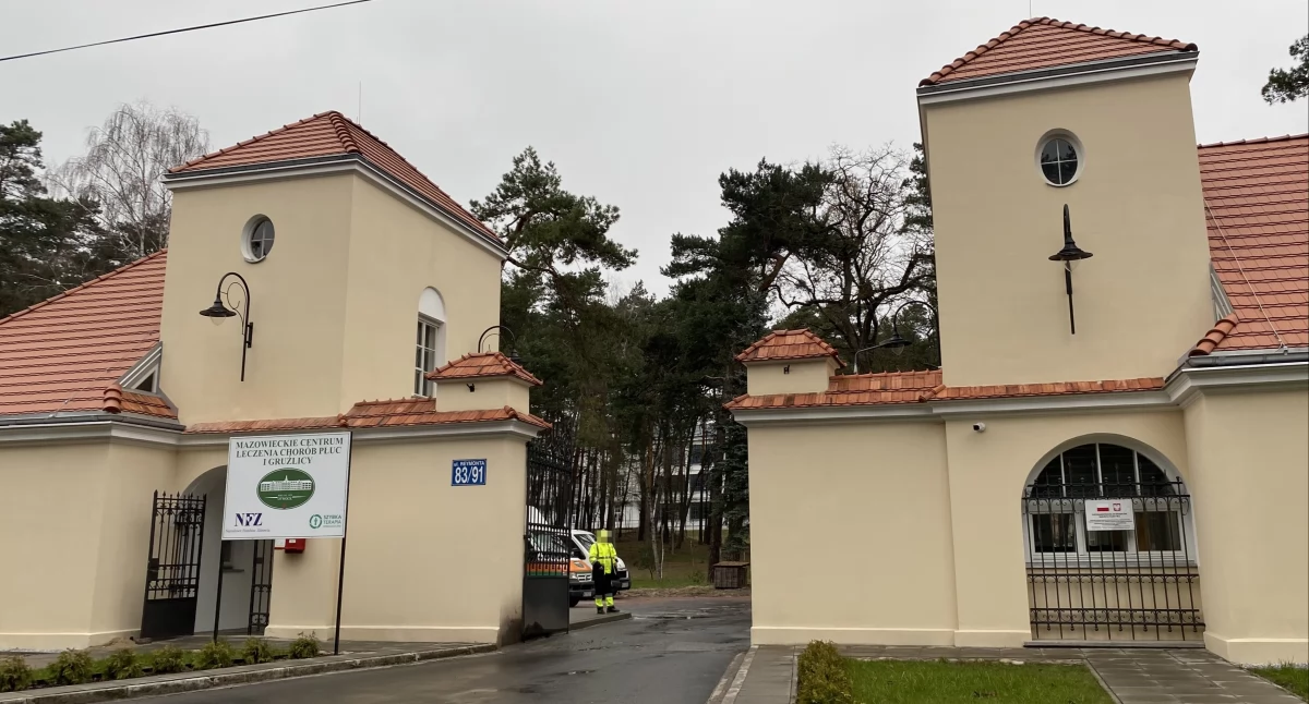 Wjazd do MCLChPiG w Otwocku. Fot. archiwum