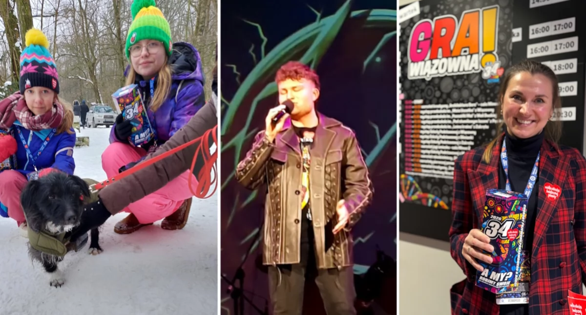 Zdjęcia z niedzielnych wydarzeń 34 Finału WOŚP. Fot. od lewej: WOŚP Celestynów, WOŚP Otwock i WOŚP Wiązowna