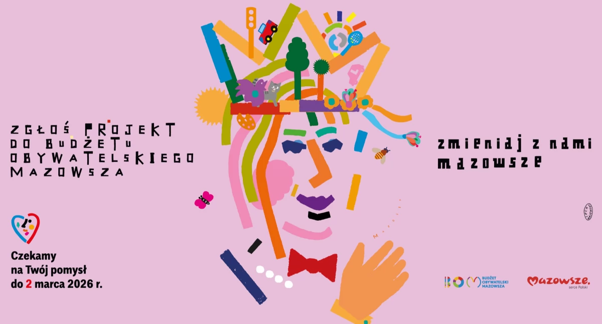 Komunikat, Rozpoczyna nabór projektów edycji Budżetu Obywatelskiego Mazowsza! Czekamy wyjątkowe ciekawe pomysły naszych mieszkańców - zdjęcie, fotografia