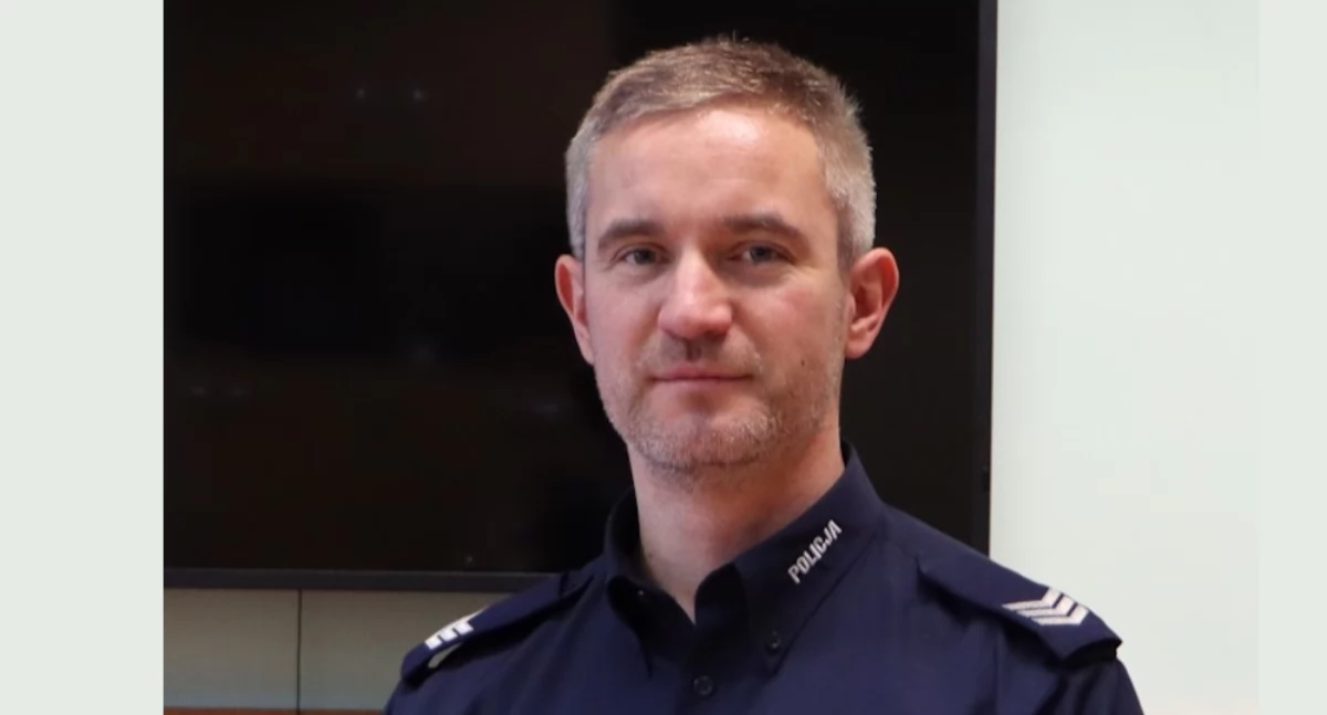 Dzielnicowy sierż. szt. Adam Zaborowski> Fot. KPP Otwock