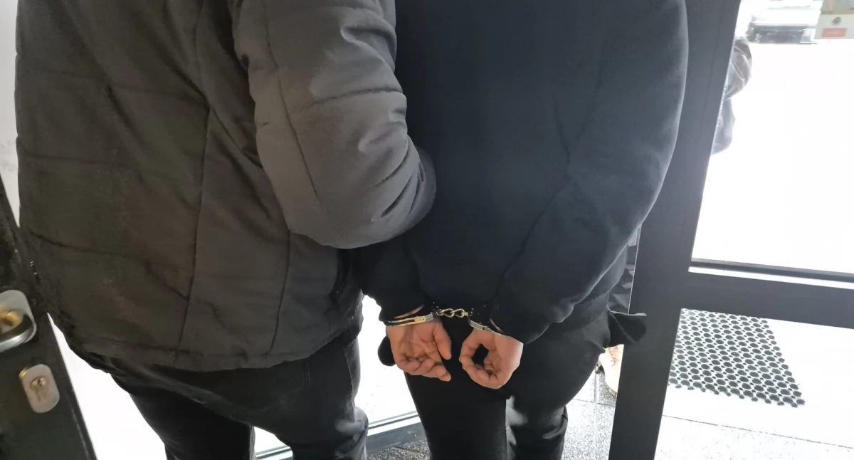 Jeden z zatrzymanych w sprawie. Fot. KPP Otwock