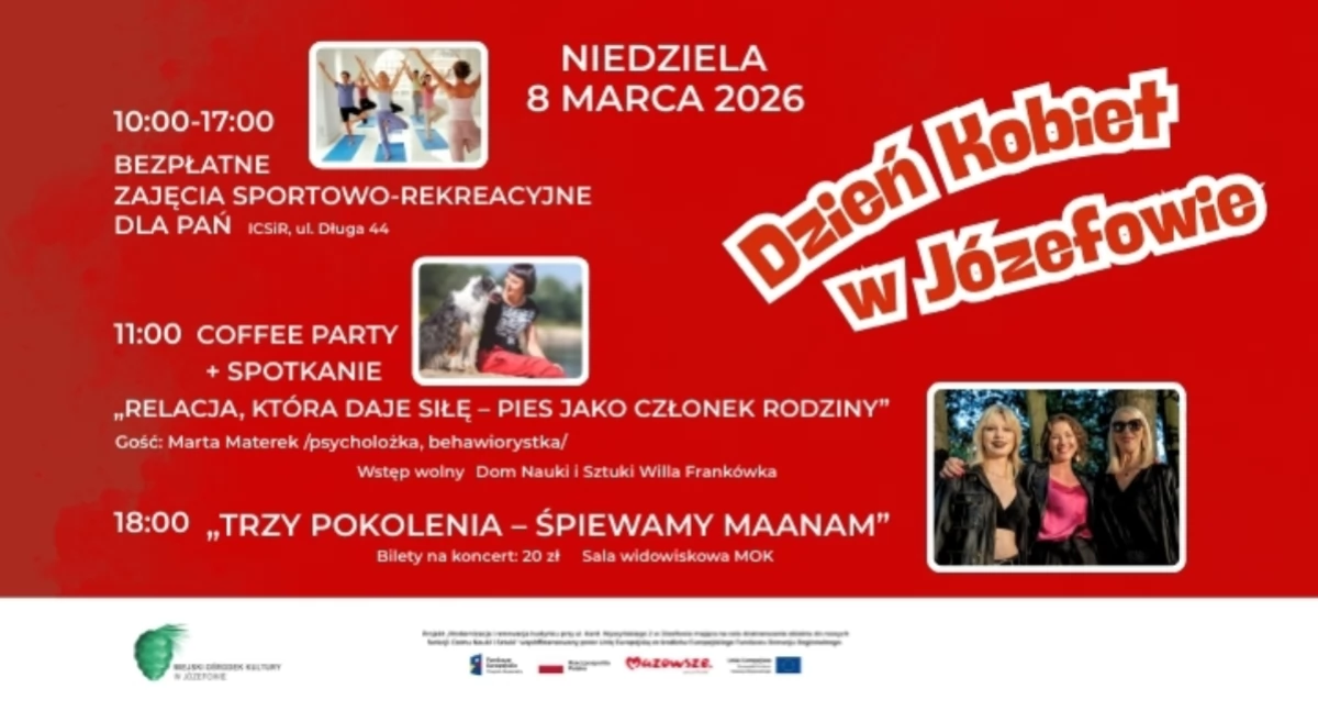 Rekreacja, Sportowo rekreacyjny dzień kobiet Józefowie - zdjęcie, fotografia