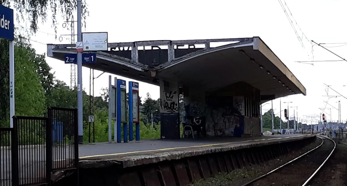 Przystanek PKP w Świdrze. Fot. archiwum