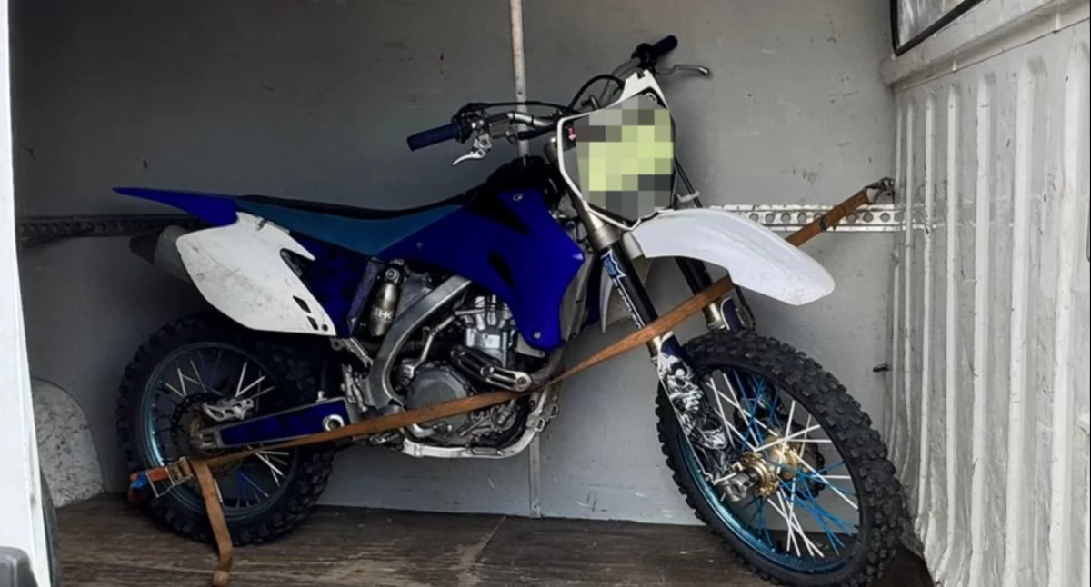 Motor cross zatrzymanego 33-latka. Fot. KPP Otwock