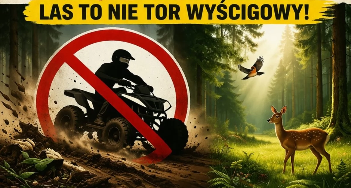 Ekologia, nielegalnym rajdom! potrzebuje spokoju spalin - zdjęcie, fotografia