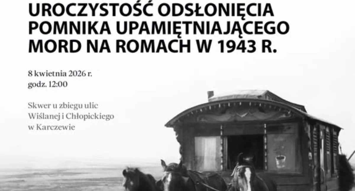 Historia, Odsłonięcie Pomnika Ofiar Mordu Romach Karczewie - zdjęcie, fotografia