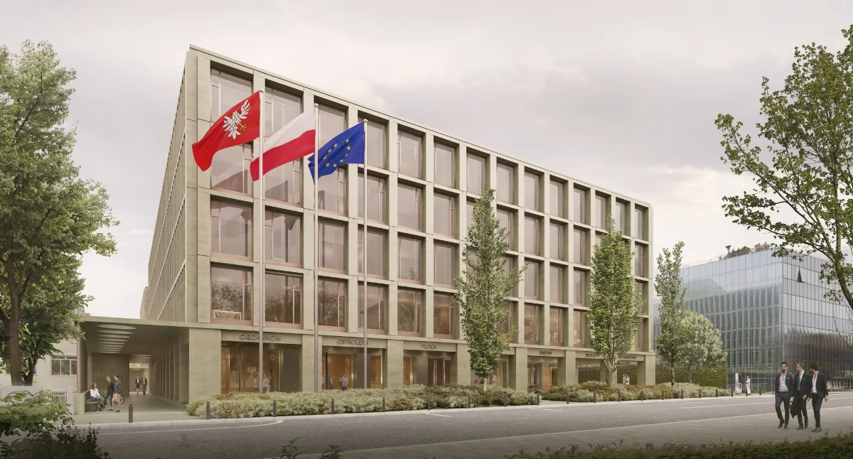 Taka będzie nowa siedziba Sejmiku Mazowsza. Wizualizacja - UMWM