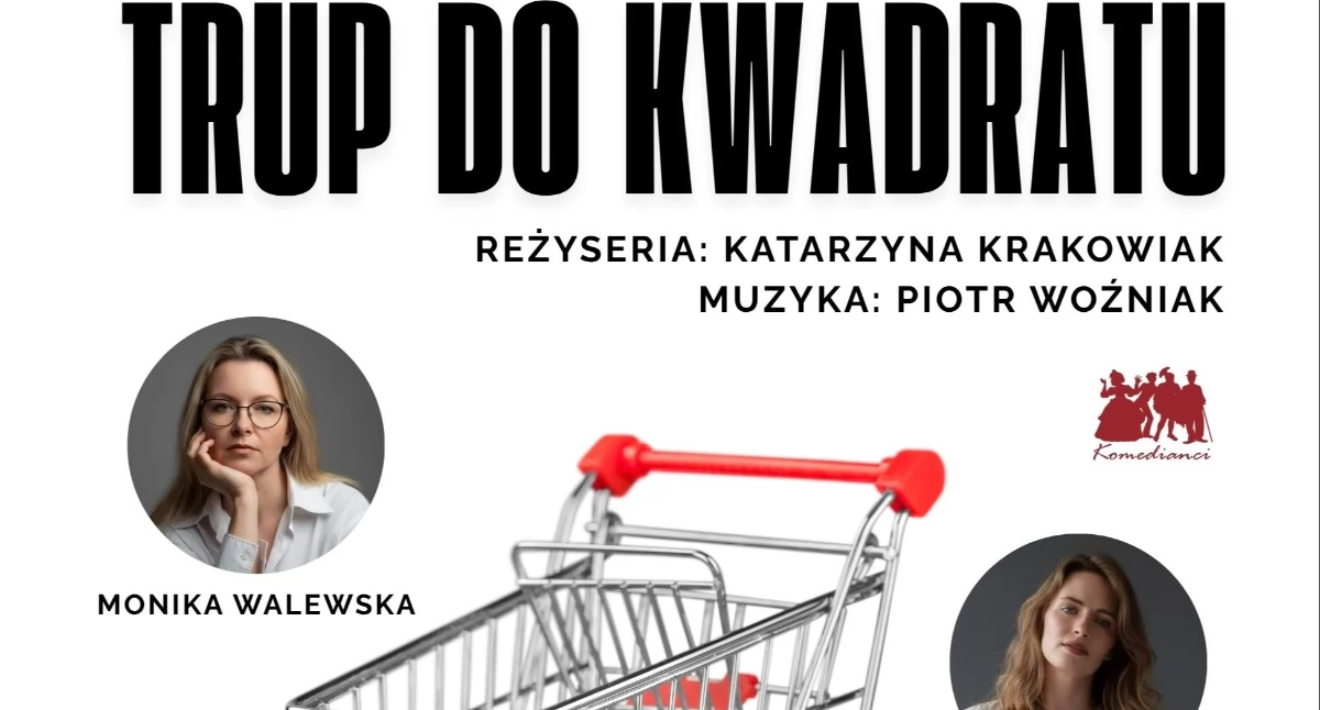 Teatr - spektakle, kwadratu Duchnowie Kryminalna komedia muzyką niedzielę - zdjęcie, fotografia