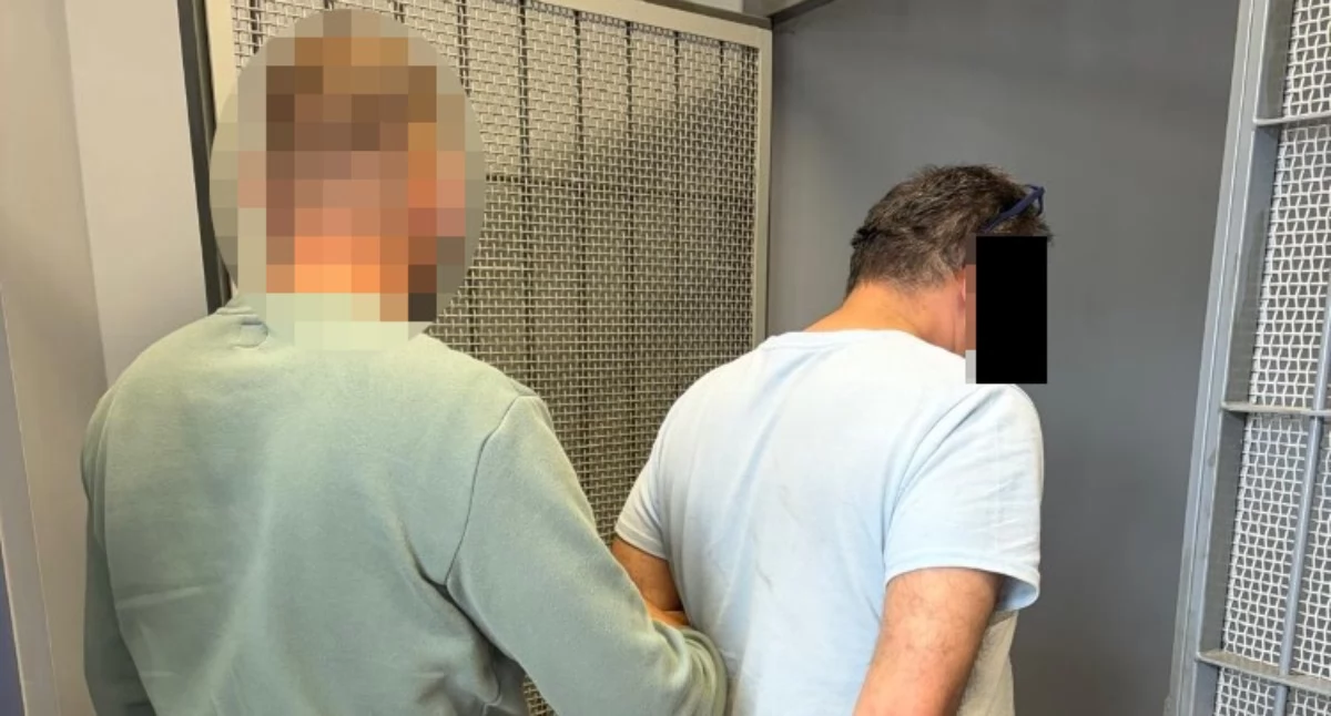 Zatrzymany 51-letni Gruzin przebywał w Polsce nielegalnie. Fot. KPP Otwock