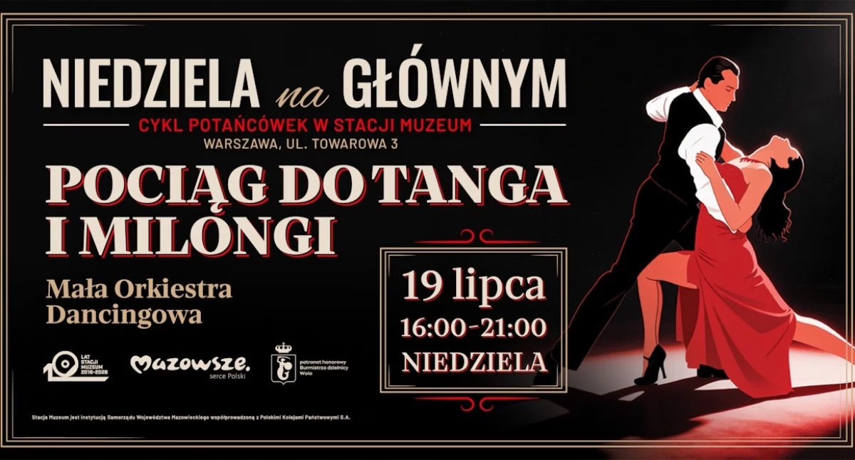Imprezy - wydarzenia, Pociąg tanga i milongi  potańcówka Stacji Muzeum - zdjęcie, fotografia