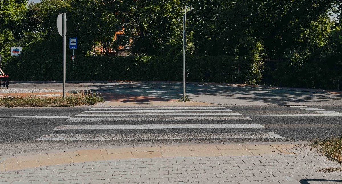 Przejście dla pieszych. fot MZDW.pl