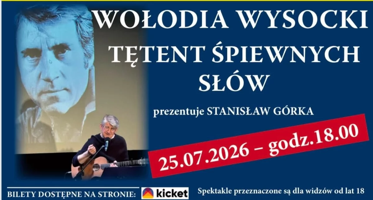 Teatr - spektakle, Wysocki wraca Kopek rocznicę śmierci Teatr Górkę zaśpiewa wolności miłości - zdjęcie, fotografia