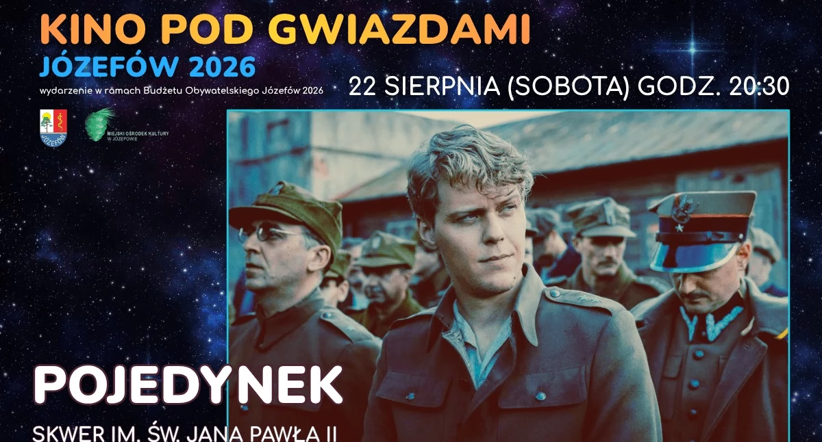 Imprezy - wydarzenia, „Pojedynek” plenerowy seans Józefowie - zdjęcie, fotografia