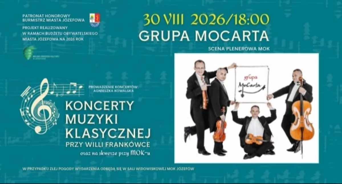 Koncerty - muzyka, Grupa MoCarta zagra Józefowie - zdjęcie, fotografia