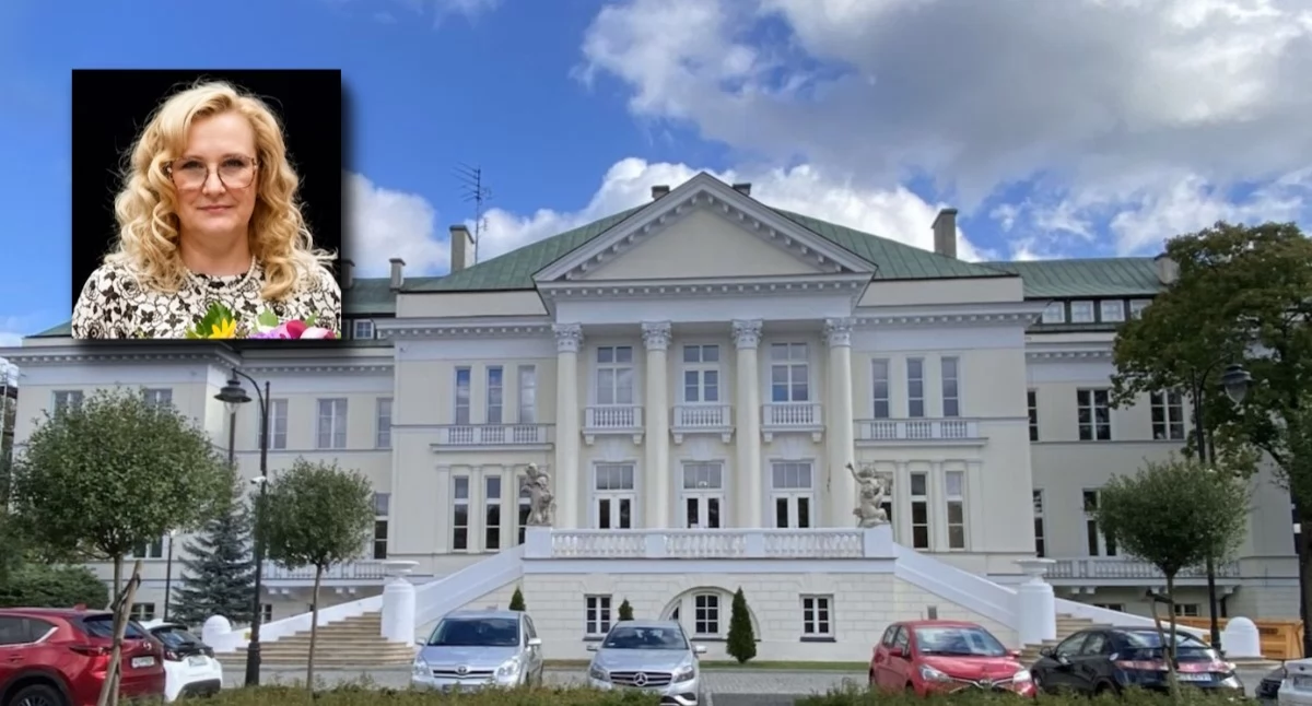 LO nr I im. K.I. Gałczyńskiego w Otwocku oraz dyrektorka Joanna Michalczyk