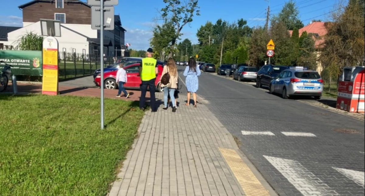 Działania w ramach akcji Bezpieczna droga do szkoły. 