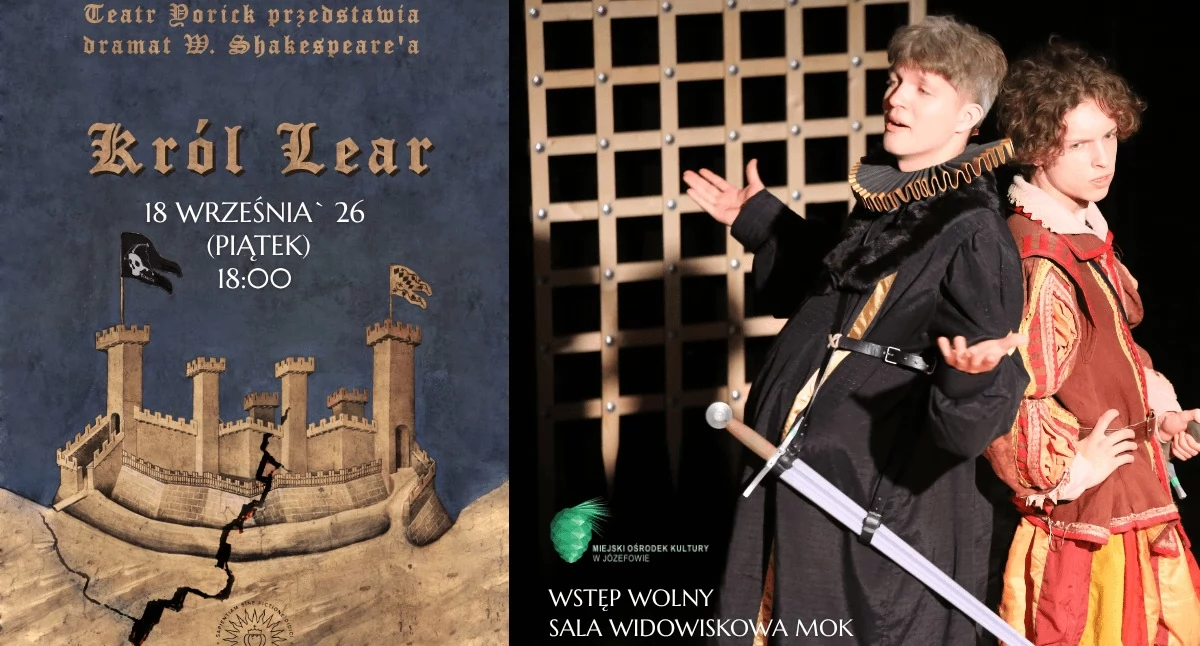 Teatr - spektakle, „Król Lear” Józefów - zdjęcie, fotografia