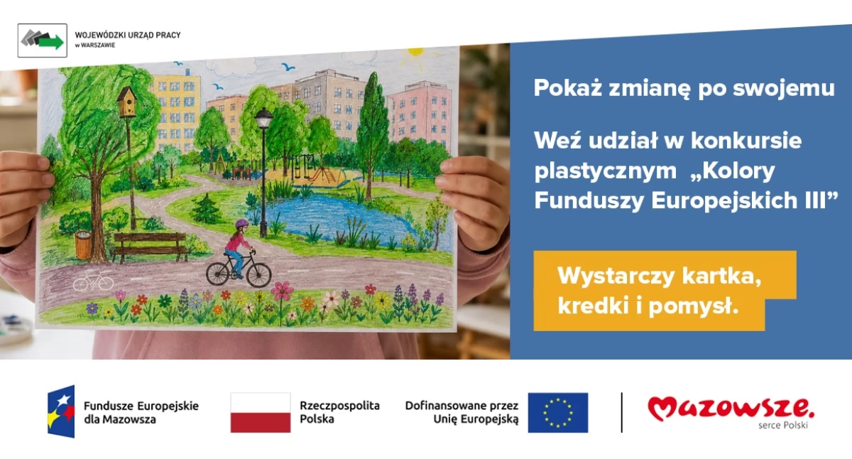 Konkurs, edycja konkursu plastycznego „Kolory Funduszy Europejskich” - zdjęcie, fotografia