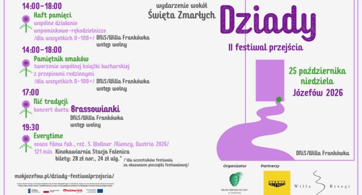 Imprezy - wydarzenia, Festiwal Przejścia Józefowie Pamięć bliskich dawne tradycje rozmowy przemijaniu - zdjęcie, fotografia