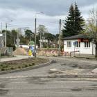 Otwock - budowa ronda u zbiegu Orlej i Powstańców Warszawy