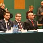 od lewej: KOSIŃSKI Jakub Rafał	(l.28, PiS), PIĘTKA Dariusz Bogdan (l. 51, SIM),...