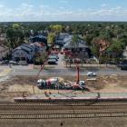 Roboty na LK7 w Michalinie. Fot. PLK