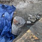 Wykopaliska archeologiczne na terenie dawnej synagogi Goldbergów w Otwocku
