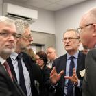 drugi z prawej dyrektor NCBJ, prof. dr hab. Krzysztof Kurek