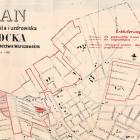 Otwock - plan getta żydowskiego. Mapa z ok. 1940 r. Oryginał w zbiorach autora