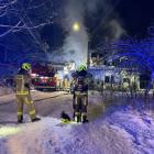 Akcja gaśnicza w Otwocku, 12.01.2026. Fot. OSP KSRG Malcanów