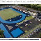 Stadion w Otwocku - Wizualizacja źródło: UM Otwock