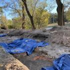 Wykopaliska archeologiczne na terenie dawnej synagogi Goldbergów w Otwocku
