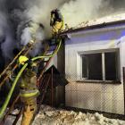 Akcja gaśnicza w Otwocku, 12.01.2026. Fot. OSP KSRG Malcanów