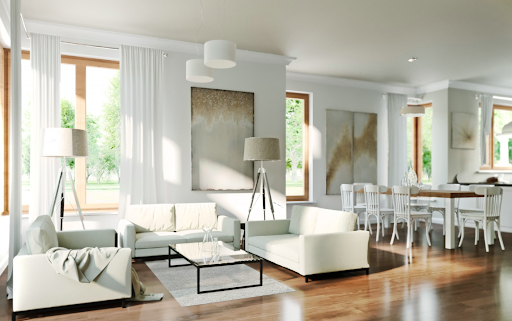 ”salon w domu jednorodzinnym”