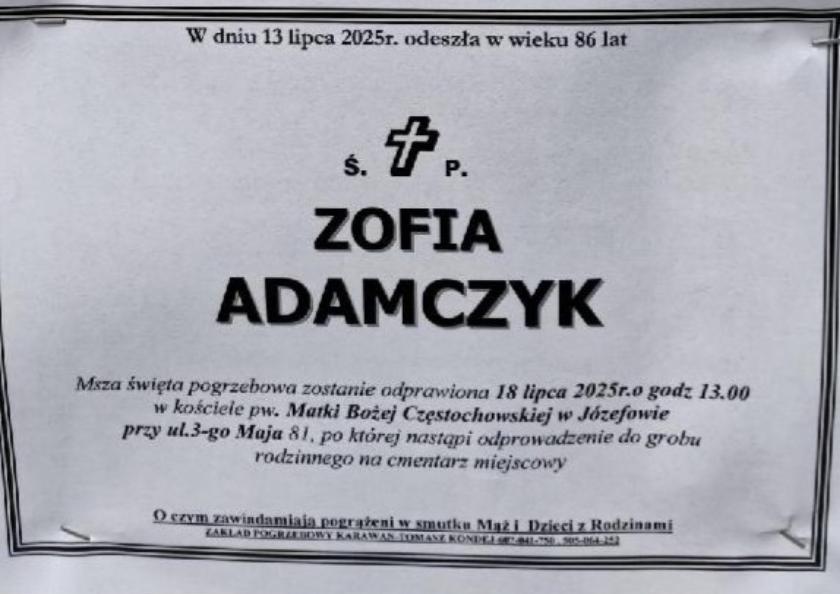 Zofia  Adamczyk