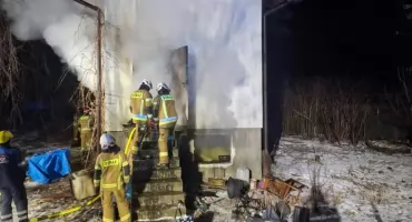 Pożar domu jednorodzinnego w Józefowie