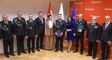 Strażak OSP w Rudzienku nagrodzony za bohaterstwo i zaangażowanie