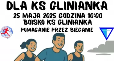 Pomaganie przez bieganie – charytatywny bieg dla KS Glinianka już 25 maja