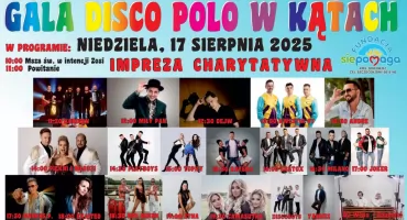 Gala Disco Polo w Kątach – Pomoc dla Zosi przez muzykę!