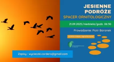 Jesienne podróże - wędrówki skrzydlatych przyjaciół