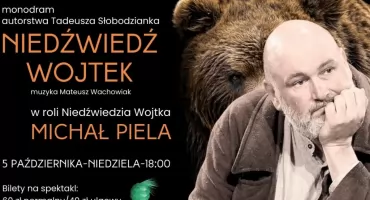 Niedźwiedź Wojtek w Józefowie – poruszający monodram w MOK